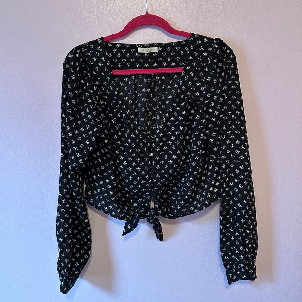 Urban Outfitters Long Sleeve Blouse